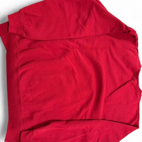 Jerzees Red Sweatshirt with Gold Accents - Picture 6 of 6